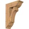 Ekena Millwork Westlake Traditional Smooth Bracket w/ Offset Brace, Western Red Cedar, 7 1/2"W x 20"D x 28"H BKT0806X20X28WTL01SWR - alternate 1